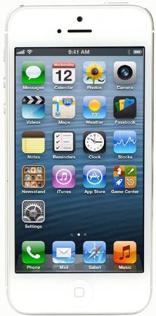 Смартфон Apple iPhone 5 64Gb White & Silver - Армавир